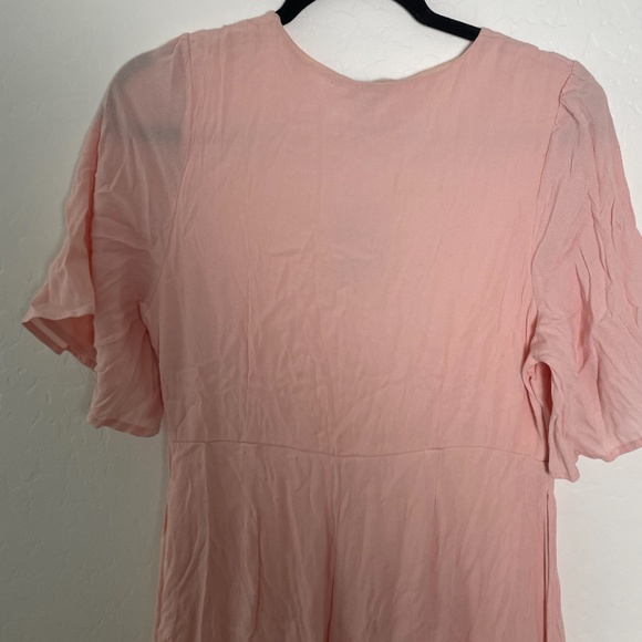 Peasant Cottage Core Fairy Princess V Picnic Summer Chic Girly Classy Maxi Dress - Picture 4 of 8